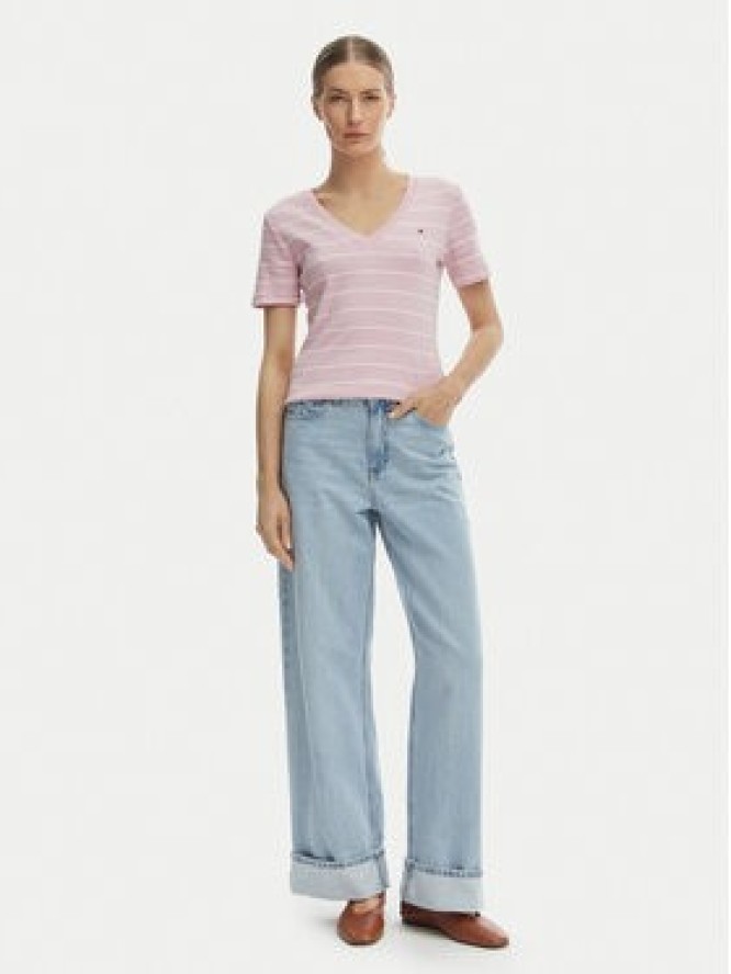 Tommy Hilfiger T-Shirt New Cody WW0WW40584 Różowy Slim Fit