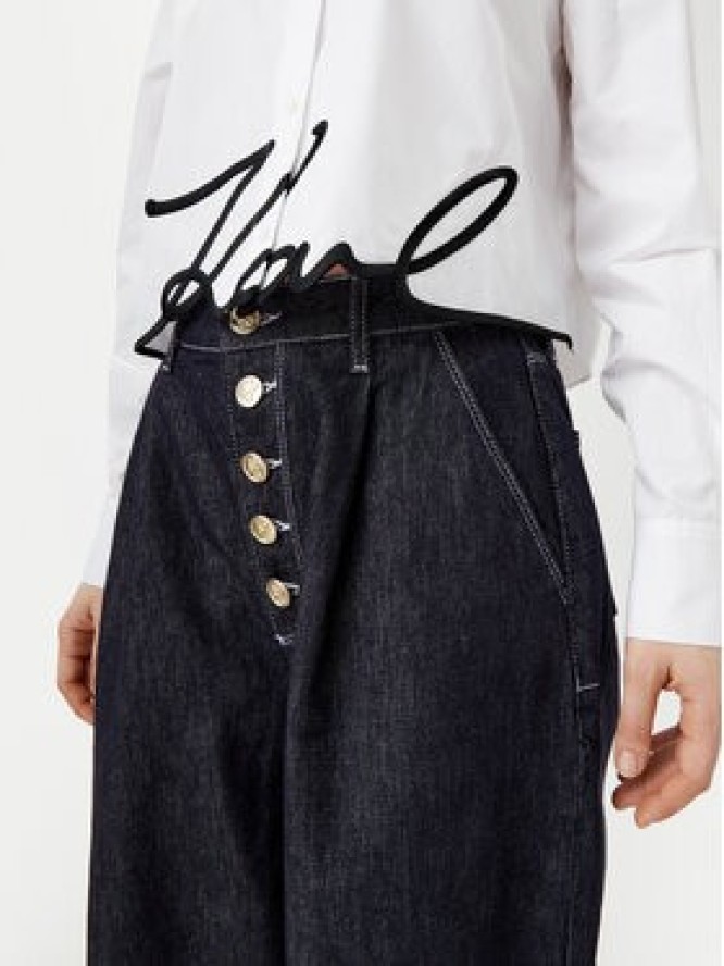 KARL LAGERFELD Koszula A1W11002 Biały Regular Fit