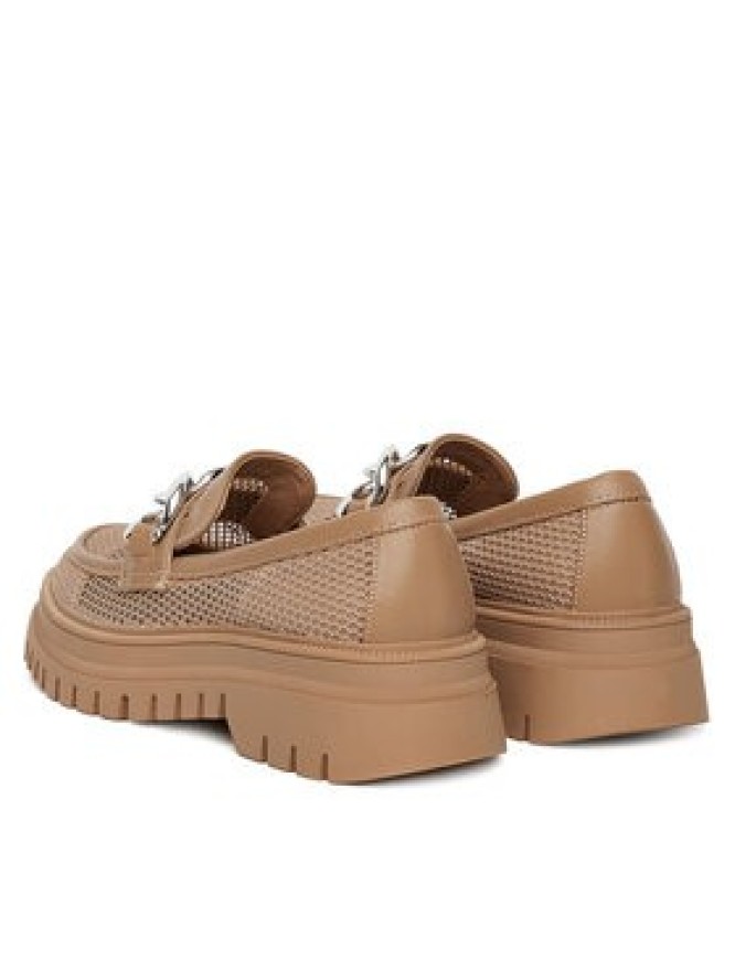 DeeZee Loafersy 60062D-2 Brązowy