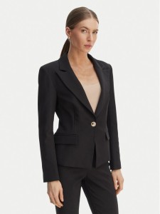 Rinascimento Marynarka CFC0128649003 Czarny Slim Fit