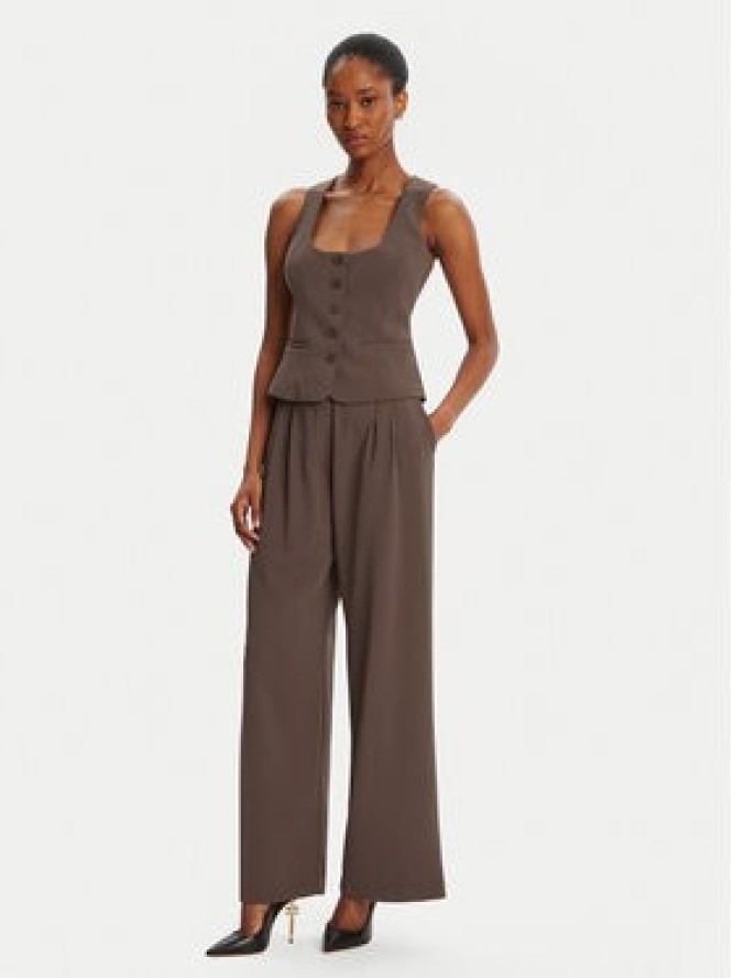 Bardot Spodnie materiałowe Sloane Straight 58620PB3 Brązowy Regular Fit