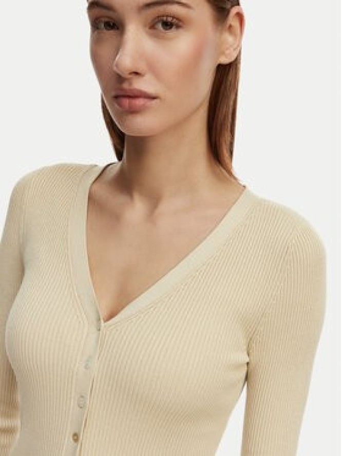 ONLY Kardigan Mist 15363392 Beżowy Slim Fit