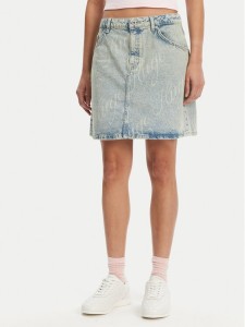HUGO Spódnica jeansowa Gami 50534755 Niebieski Regular Fit