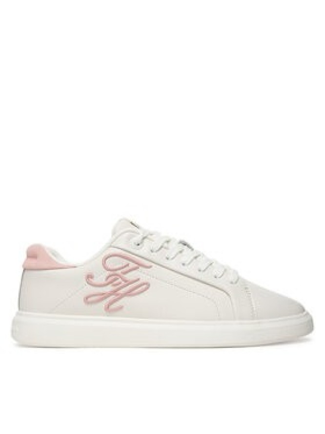 Tommy Hilfiger Sneakersy Th Icon Court Script FW0FW09363 Biały