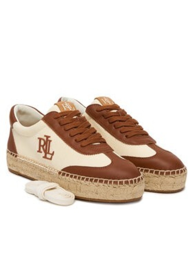 LAUREN RALPH LAUREN Espadryle Luize 802P04428003 Biały