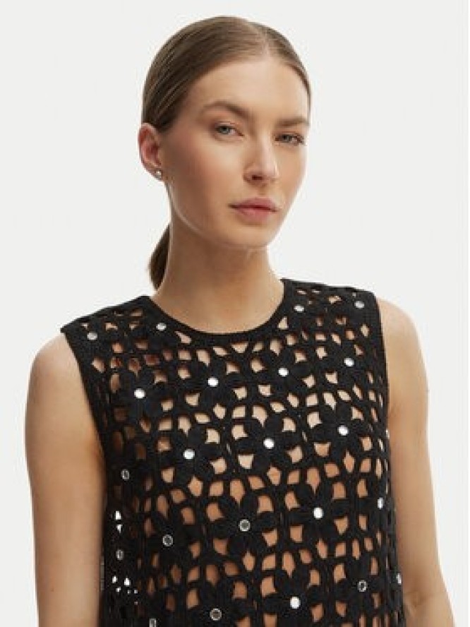 MICHAEL Michael Kors Sukienka letnia MS683CWKNE Czarny Slim Fit