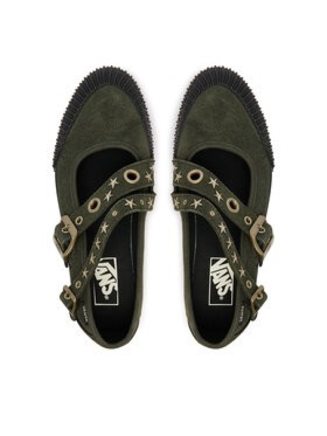 Vans Półbuty Mary Jane Straps VN000D9AOLV1 Zielony