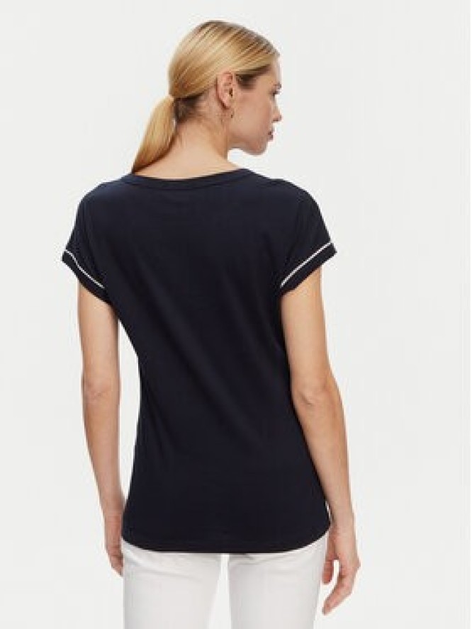 Luisa Spagnoli T-Shirt Brescello 542123 Czarny Regular Fit