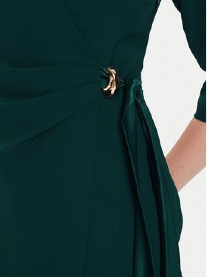 Rinascimento Sukienka koktajlowa CFC0020095002 Zielony Regular Fit