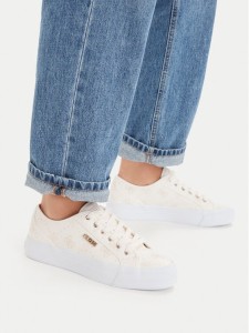 Guess Sneakersy FLTJ10 FAL12 Kremowy