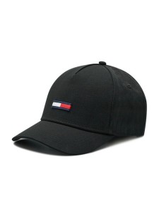 Tommy Jeans Czapka z daszkiem Tju Flag Cap AU0AU00843 Czarny
