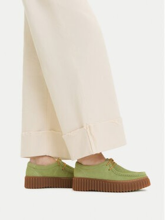 Clarks Półbuty Torhill Bee 26181186 Zielony