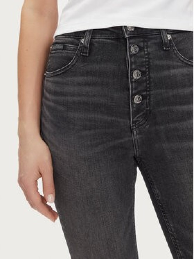 Calvin Klein Jeans Jeansy J20J225509 Czarny Super Skinny Fit