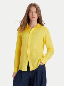 Polo Ralph Lauren Koszula 211970730 Żółty Classic Fit