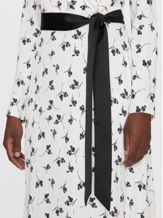 Fracomina Sukienka codzienna FS25SD2006W732T8 Biały Regular Fit