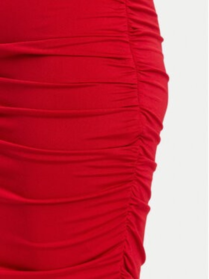 ACCESS FASHION Spódnica ołówkowa 63-6001-326 Czerwony Slim Fit