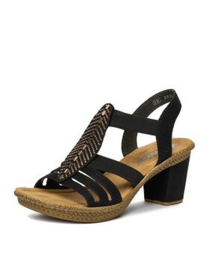 Rieker Sandały CEO-66526-00 Czarny