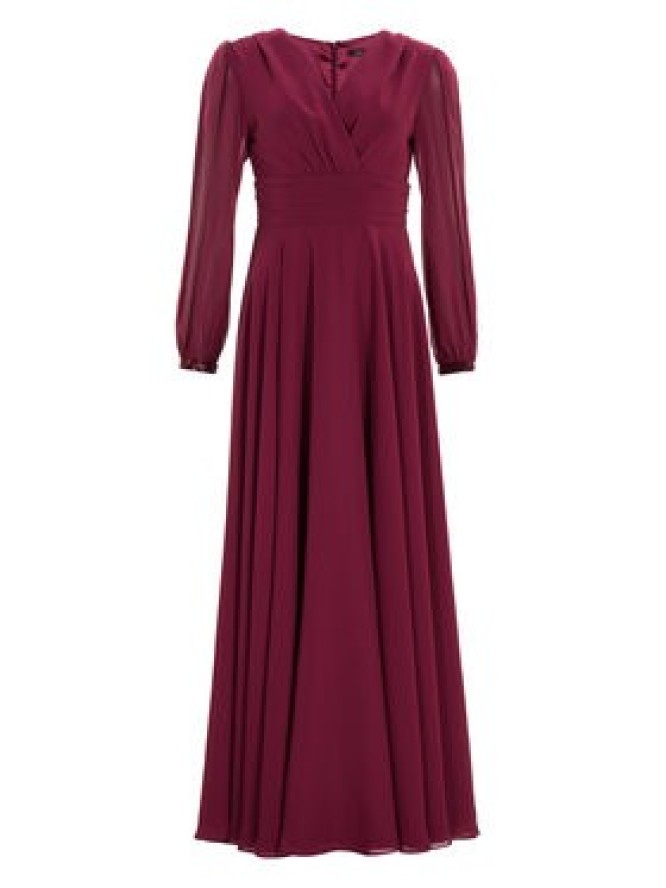 Swing Sukienka wieczorowa 5AI17100 Bordowy Regular Fit