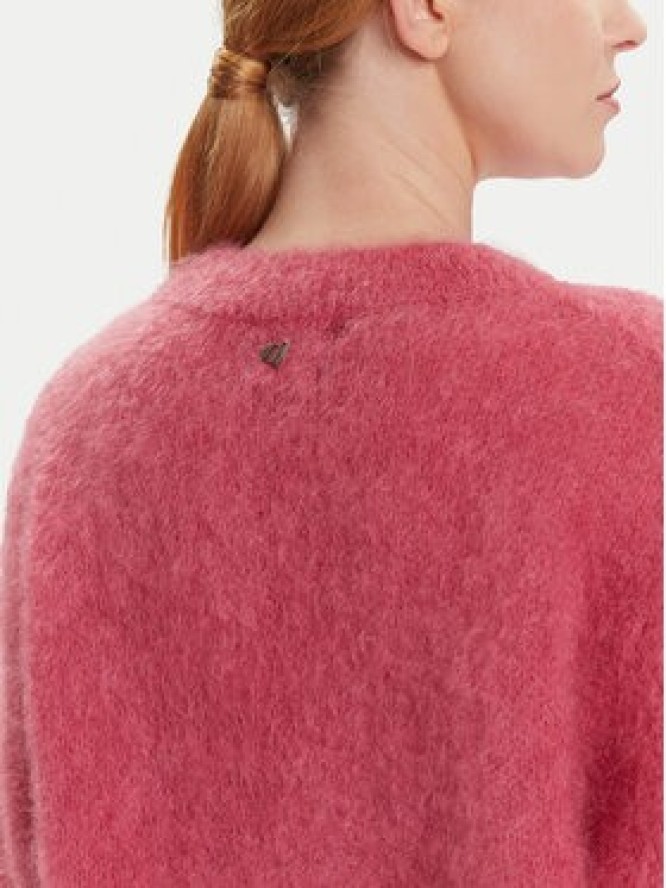 Dixie Sweter M277Y101A Różowy Relaxed Fit