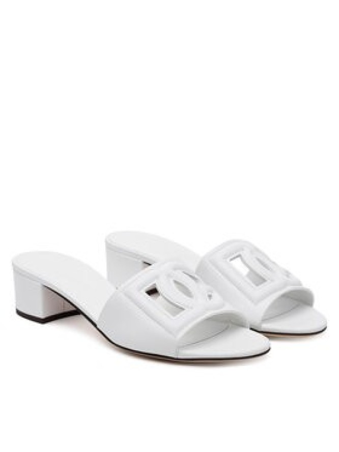 Dolce&Gabbana Klapki CR1755 AY329 Biały
