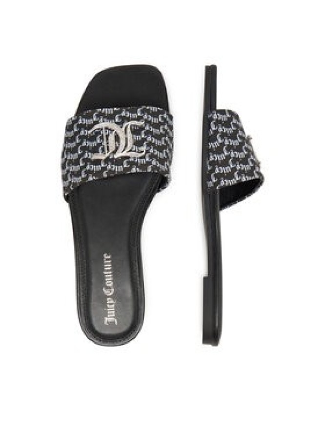 Juicy Couture Klapki HY24111-1 Czarny