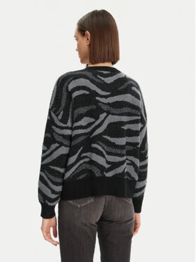 Desigual Sweter Winnipeg 24WWJF20 Czarny Regular Fit