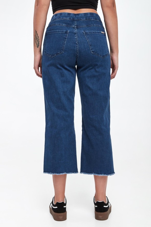 Jeansy damskie z kryształkami JOSEPH RIBKOFF