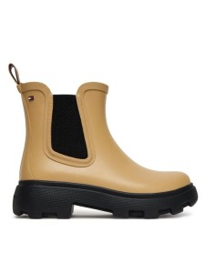 Tommy Hilfiger Kalosze Rubber Flag Cleated FW0FW08637 Brązowy