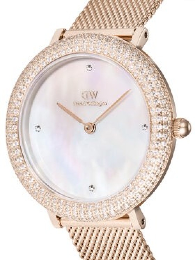 Daniel Wellington Zegarek Crystalline Bezel 3 DW00100823 Różowe złoto