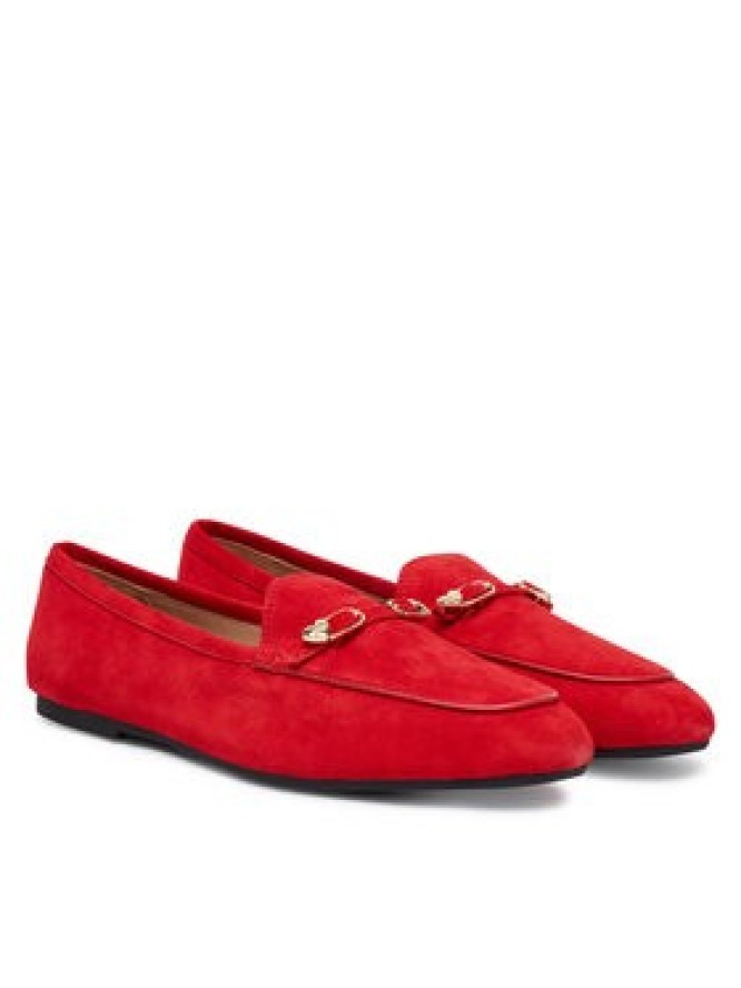 LOVE MOSCHINO Loafersy JA10031G1OJA0500 Czerwony