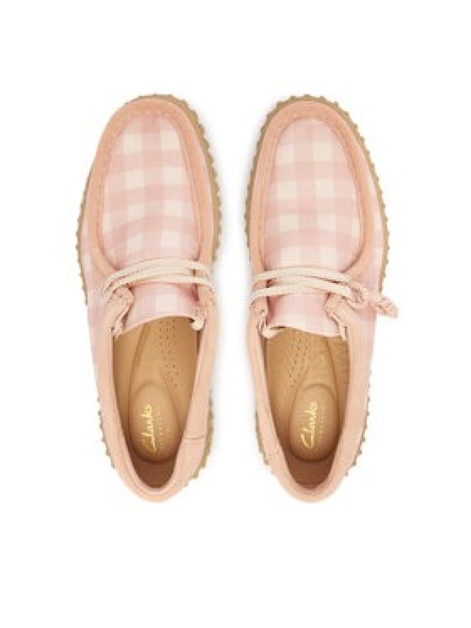 Clarks Półbuty Torhill Bee 26186298 Różowy