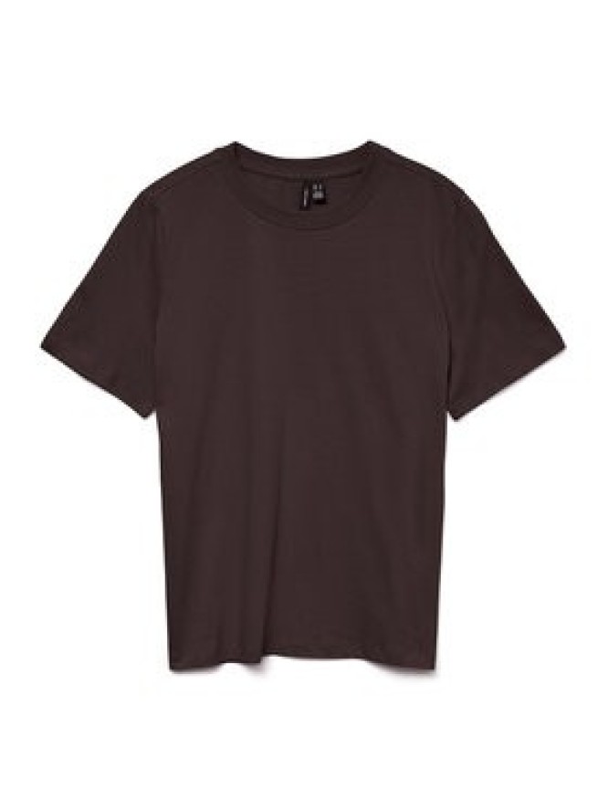 Vero Moda T-Shirt Paulina 10316991 Brązowy Regular Fit