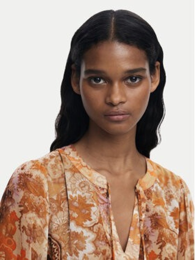 Desigual Sukienka codzienna Bohoshort 25WWVW18 Pomarańczowy Relaxed Fit