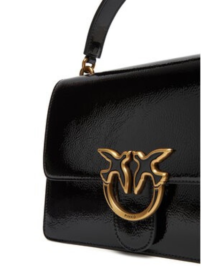 PINKO Torebka Love One Top Handle Classic Light PE 25 PLTT 100066 A1UV Czarny