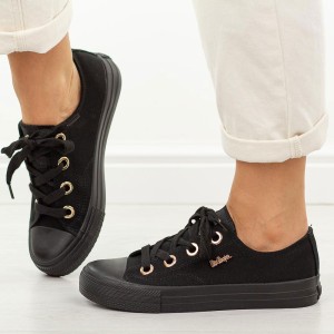 Czarne trampki damskie Lee Cooper 4069
