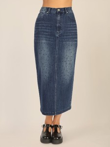 APART Spódnica dżinsowa w kolorze niebieskim rozmiar: 46