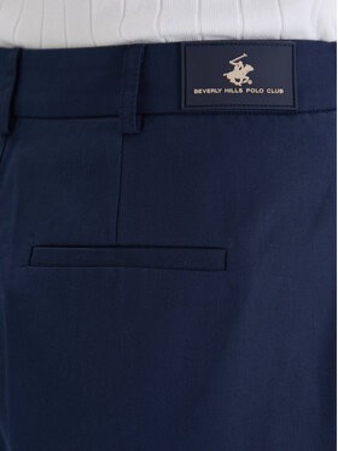 Beverly Hills Polo Club Spodnie materiałowe W126-BHLTR-1061-19X Granatowy Regular Fit