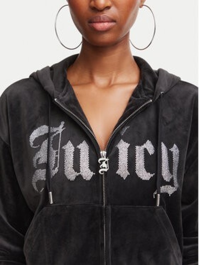 Juicy Couture Bluza Old Gothic JCWAS226333 Czarny Slim Fit