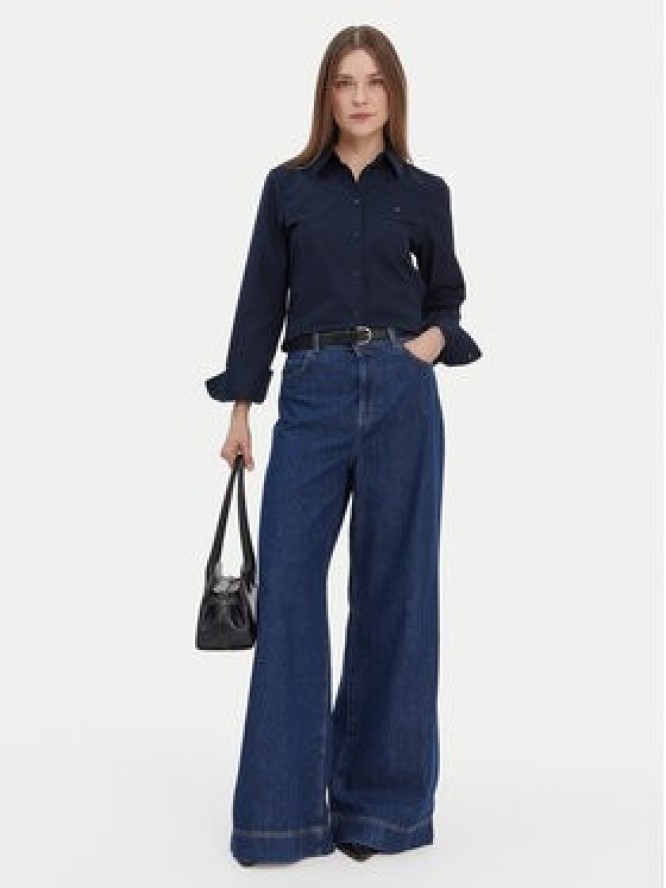 Tommy Hilfiger Koszula WW0WW43577 Granatowy Regular Fit