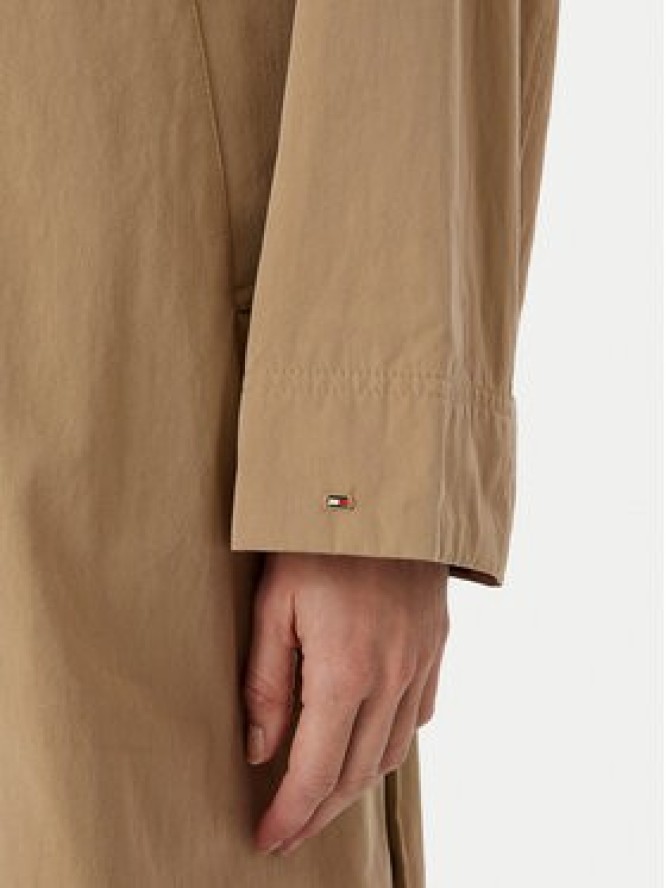 Tommy Hilfiger Trencz WW0WW49842 Beżowy ciemny Regular Fit