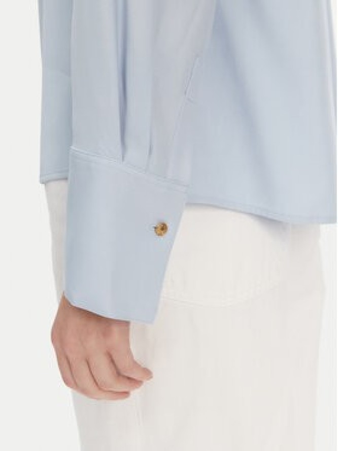 Tommy Hilfiger Bluzka WW0WW44049 Błękitny Regular Fit