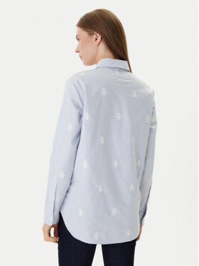 Tommy Hilfiger Koszula WW0WW49386 Błękitny Relaxed Fit