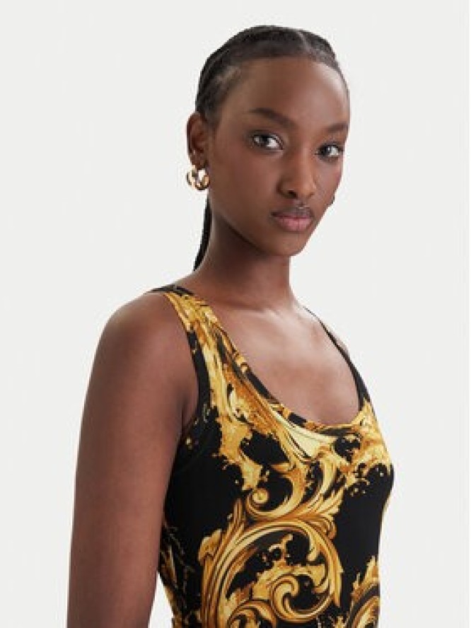 Versace Jeans Couture Sukienka codzienna 80HAO946 JS533 Czarny Slim Fit