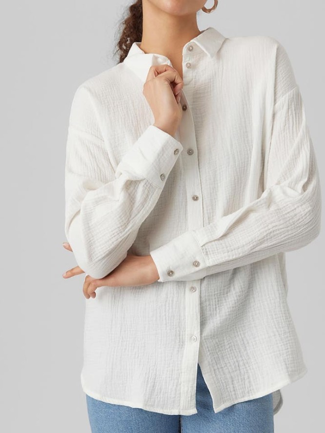 Vero Moda Koszula "Natali" w kolorze białym rozmiar: XL