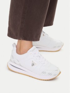 Guess Sneakersy FLTEVR ELE12 Biały