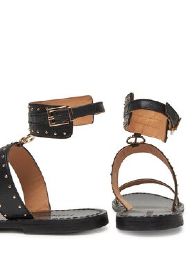 TWINSET Sandały 251GCJ04C Czarny