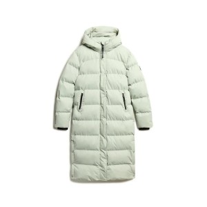 Długa kurtka puchowa z mikrofibry damska Superdry