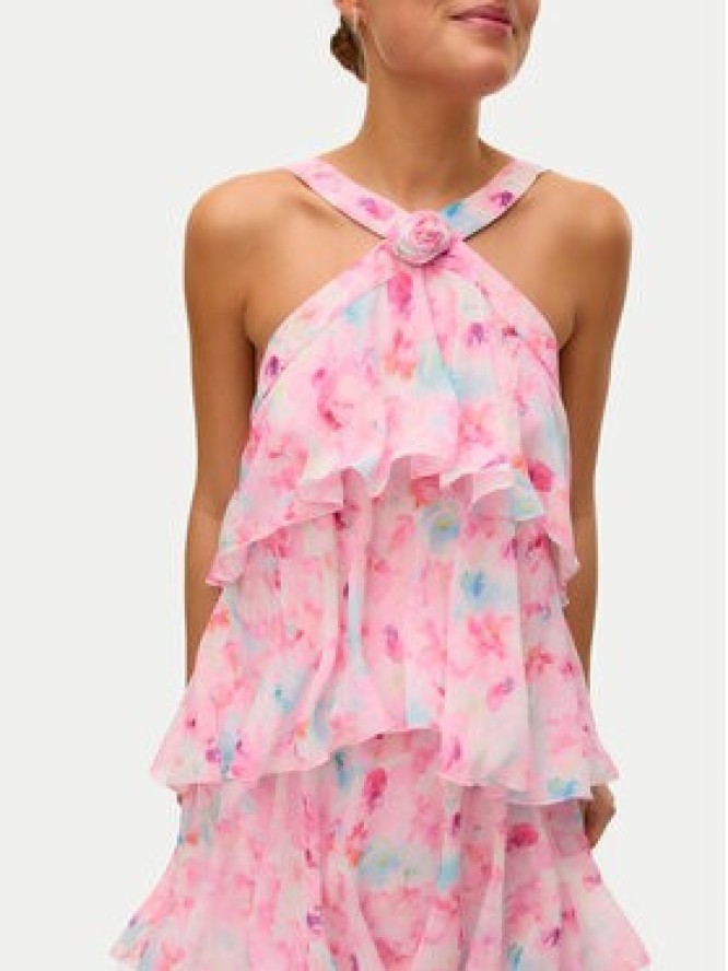 Vero Moda Sukienka wieczorowa Felicia 10295237 Różowy Slim Fit