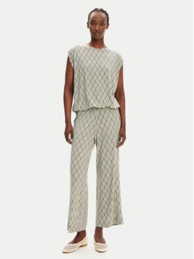 Olsen Spodnie materiałowe 14002433 Zielony Relaxed Fit