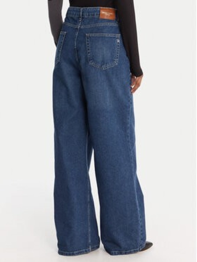 Rinascimento Jeansy CFC0125151003 Niebieski Wide Leg